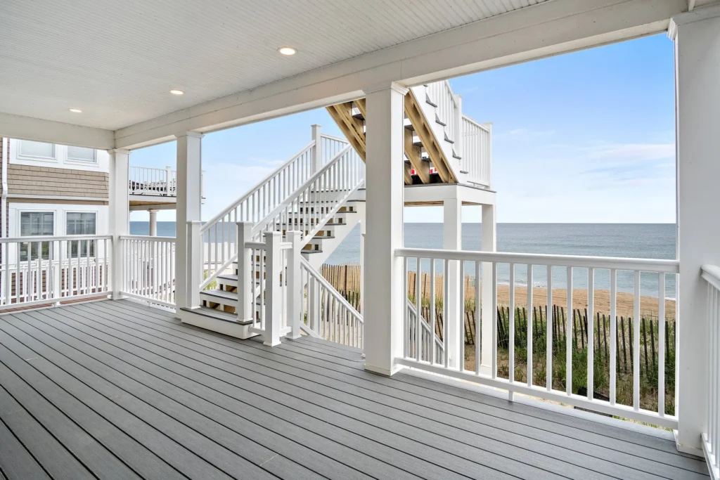 deck near the beach